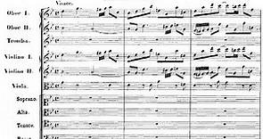 Johann Sebastian Bach - Cantata: Meine Seel erhebt den Herren, BWV 10. {w/ score.}