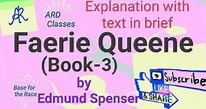 Faerie Queene by Edmund Spenser (Book 3)