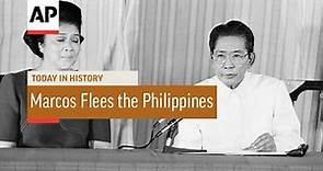 Ferdinand Marcos Flees the Philippines - 1986 | Today In History | 25 Feb 17