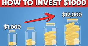 How To Invest Your First $1000 in 2024 (Step by Step)