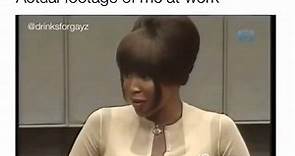 Naomi Campbell workday meme