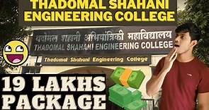 Thadomal Shahani engineering college review😎 | Placement🔥 | Cutoff | Fees | courses | Learner Rohit