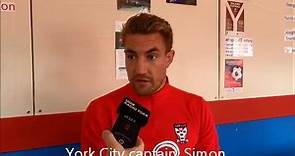 York City captain, Simon Heslop