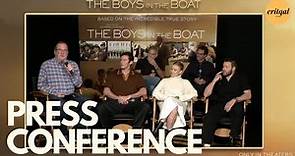 The Boys In The Boat - Press Conference