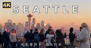 [4K] Seattle's Kerry Park in Washington