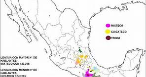 Las 11 familias lingüísticas indoamericanas en México