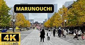 TOKYO, JAPAN 🇯🇵 [4K] Marunouchi & Tokyo Station — Walking Tour
