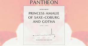Princess Amalie of Saxe-Coburg and Gotha Biography - Duchess Maximilian Emanuel in Bavaria
