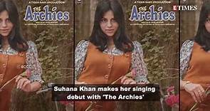 Shah Rukh Khan's daughter Suhana Khan makes her singing debut with 'Jab Tum Na Theen' from 'The Archies'