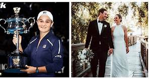 Ashleigh Barty ties the knot with her long-term boyfriend Garry Kissick