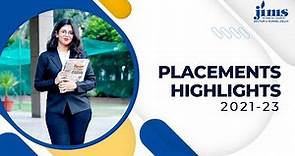 MBA/PGDM Placement Highlights | Students Placements | JIMS Rohini