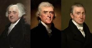 Deaths of John Adams, Thomas Jefferson and James Monroe - On the 4th of July