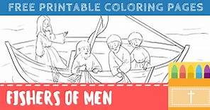 Free Fishers of Men Coloring Pages for Kids (Printable PDFs)