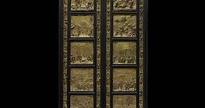Puertas del Paraíso del baptisterio de Florencia, de Ghiberti.