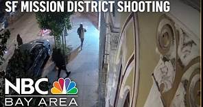 Surveillance video shows moments after shooting in San Francisco's Mission District
