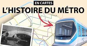 L'histoire du métro de Paris - De la première ligne à nos jours