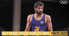 Ravi Kumar enters quarter-final in style | #Tokyo2020 Highlights