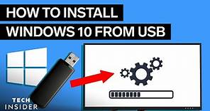How To Install Windows 10 From USB (2022)