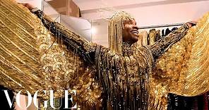 Billy Porter Gets Dressed In Gold For His “Sun God” Met Gala Look | Vogue