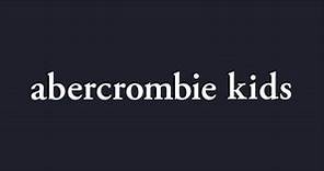 abercrombie kids | Authentic American Kids Clothing Since 1892