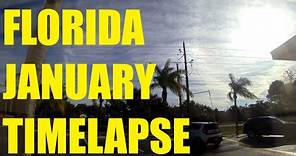 Temperate Weather - Florida January 2024 Timelapse