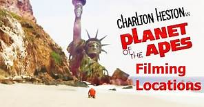 Planet of the Apes 1968 ( FILMING LOCATION VIDEO) Charlton Heston Ending