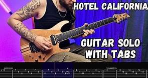 Guitar Solo of the Week #1: Hotel California with Tabs (Eagles) 🎸🎶
