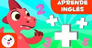 Sumas para niños EN INGLÉS - Aprende a sumar con Dinosaurios - Matemáticas para niños
