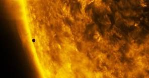 NASA footage: Stunning images of rare Mercury transit across the Sun