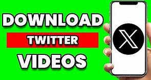 How To Download Twitter Videos To Iphone Camera Roll - Full Guide (2023)