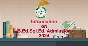 Tamil Nadu Open University- B.Ed.Spl.Ed. Admission- 2024