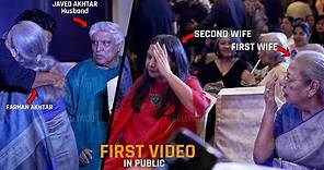 Javed Akhtar First wife Honey Irani FIRST VIDEO infront of Media | Real Mother of Farhan and Zoya