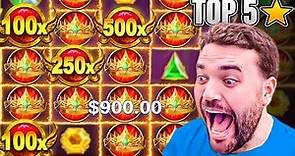 TOP 5 RECORD MAX WINS ON SLOTS! (GATES OF OLYMPUS, 5 LIONS MEGAWAYS & MORE!)