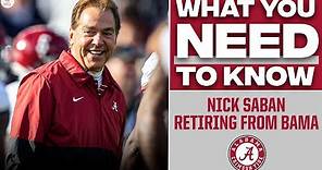 EVERYTHING YOU NEED TO KNOW about Nick Saban RETIRING from Alabama | CBS Sports