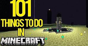 101 Extraordinary Things To Do In Minecraft