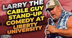 Larry The Cable Guy Stand Up Comedy at Liberty University & His Awesome Testimony TGLS