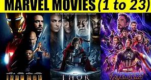 How to watch Marvel movies in order of story?