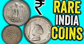 10 INDIA COINS WORTH MONEY - VALUABLE RUPEE COINS AND WORLD COINS TO LOOK FOR
