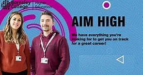 Aim High at Barnsley College Higher Education