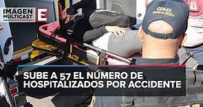 Hospital Magdalena de las Salinas recibe a heridos por accidente en Línea 3 del Metro