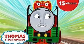 El tren tigre | Trenes A Todo Vapor! Thomas y Sus Amigos Mejores momentos