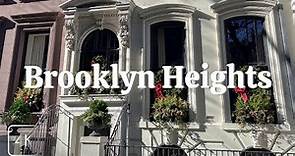 Brooklyn Heights Walking Tour. NYC. 4K