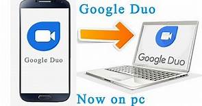 Duo video call on pc // Easy process