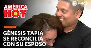 América Hoy: Génesis Tapia y su esposo Kike Márquez se reconcilian (HOY)