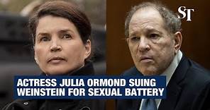 Actress Julia Ormond is suing Harvey Weinstein for sexual battery