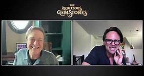 Walton Goggins & John Goodman trying not to laugh on "The Righteous Gemstones"