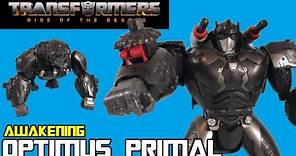 Takara Tomy Awakening Optimus Primal Review - Transformers Rise of the Beasts