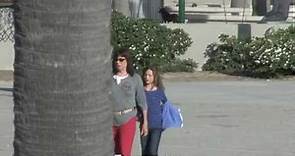 Anjelica Huston babysitting her niece Stella