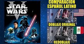Star Wars Episodio V El Imperio Contraataca|1980|Comparación del Doblaje Latino Original y Redoblaje