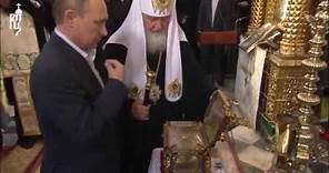 Orthodox Patriarch of Moscow Cyril's Visit to Mount Athos